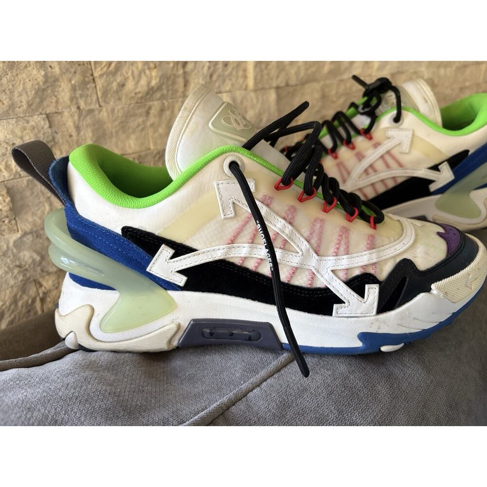 Off-White Odsy 1000 Multicolor 45 EU/ US 12 Virgil Abloh Low Trainers - Picture 3 of 8